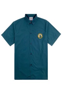 訂做綠色短袖恤衫 團體學生班恤 印字潮流恤衫 大量訂購恤衫 恤衫製造商 R187 